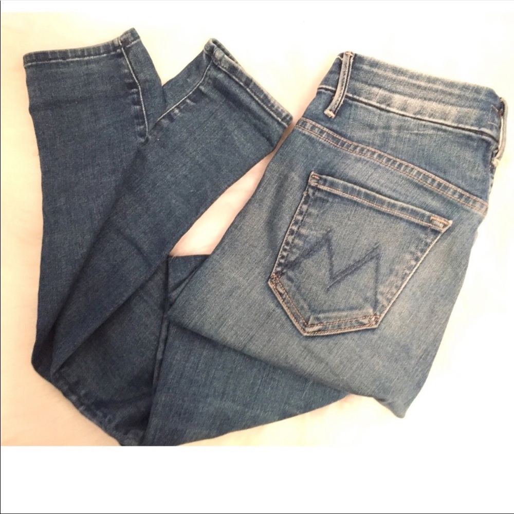MOTHER denim high waisted looker jeans
